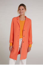 Apricot Boiled Wool Coat