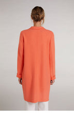 Apricot Boiled Wool Coat
