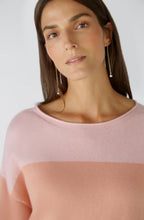 Apricot Camel Striped Casual Jumper
