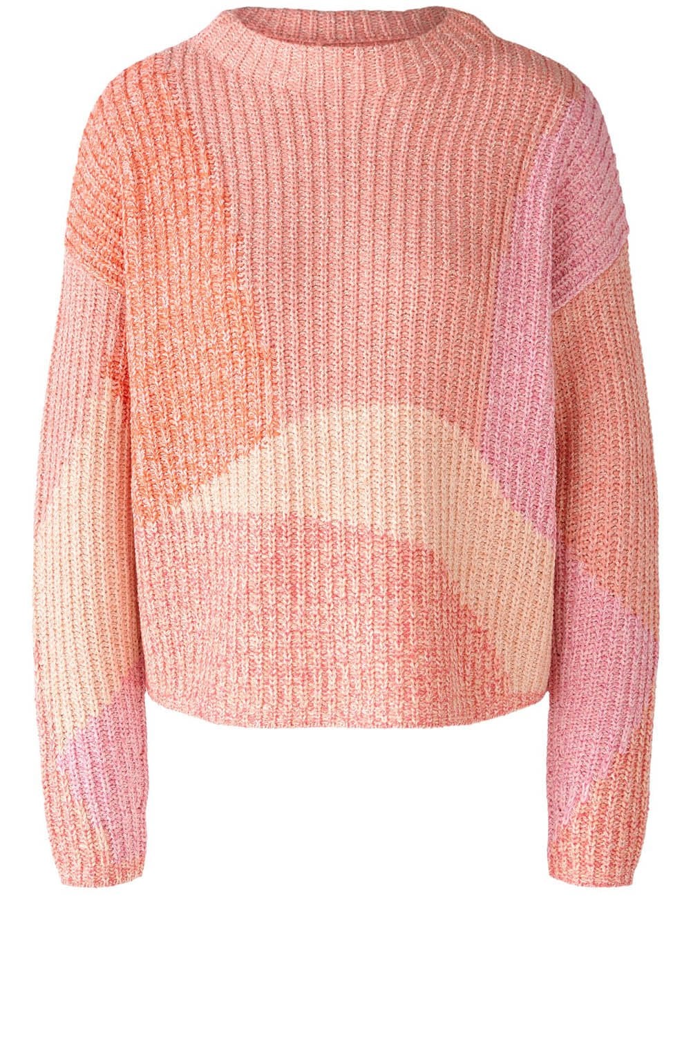 Apricot Red Iconic Yarn Mix Jumper