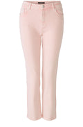 Apricot Red Straight Leg Cropped Jeans