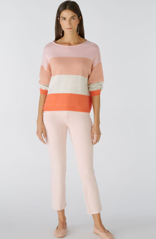 Apricot Red Straight Leg Cropped Jeans