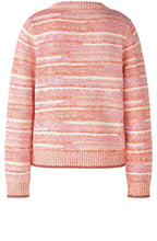 Apricot Red Striped Relaxed Jumper