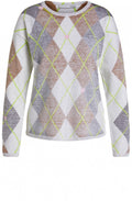 Argyle Fine Knit Jumper