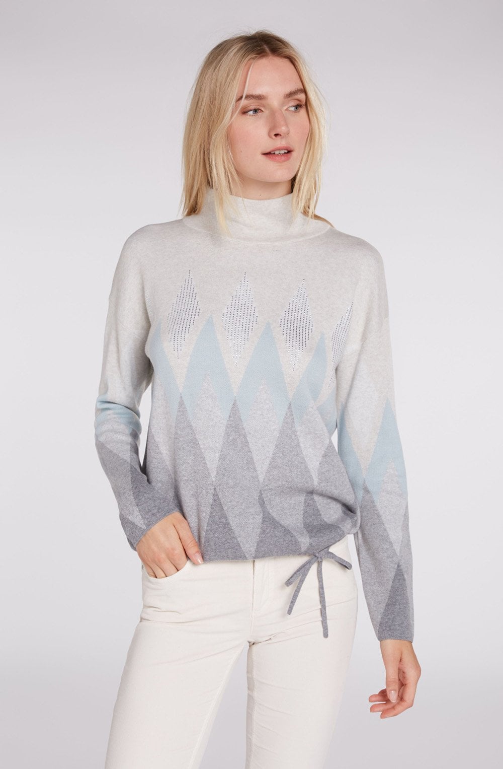 Argyle Print Jumper