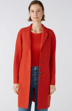 Aura Orange Boiled Wool Coat