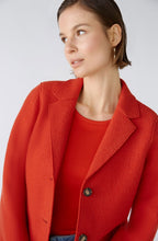 Aura Orange Boiled Wool Coat