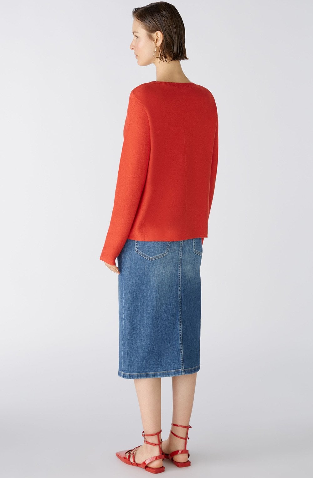 Aura Orange Red Keiko Jumper