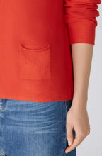 Aura Orange Red Keiko Jumper