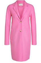 Aurora Pink Wool Coat
