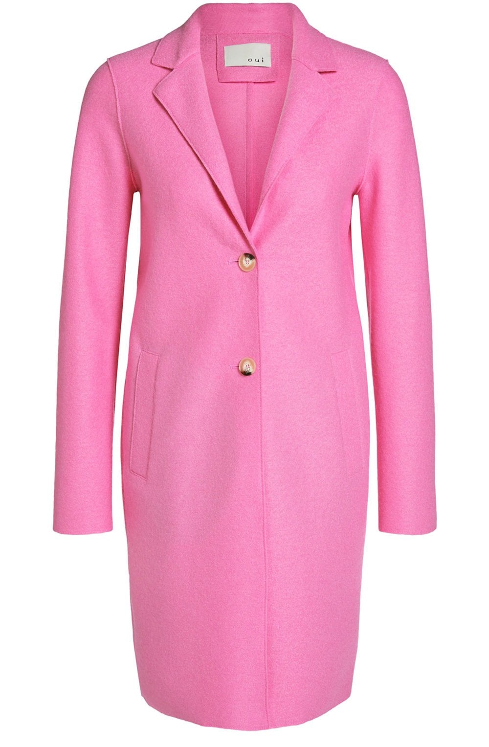 Aurora Pink Wool Coat