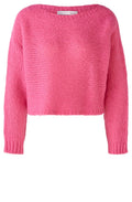 Azalea Pink Chunky Knit Cropped Jumper