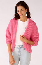 Azalea Pink Open Knit Cardigan
