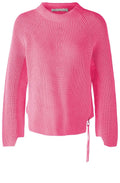 Azalea Pink Ribbed Knit Jumper