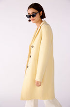 Banana Crepe Boiled Wool Coat