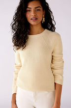Banana Crepe Round Neck Knitted Jumper