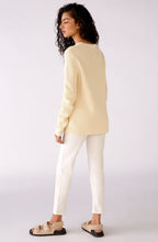 Banana Crepe Round Neck Knitted Jumper
