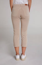 Beige Cropped Jeans
