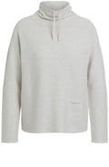 Beige Fine Rib Jumper
