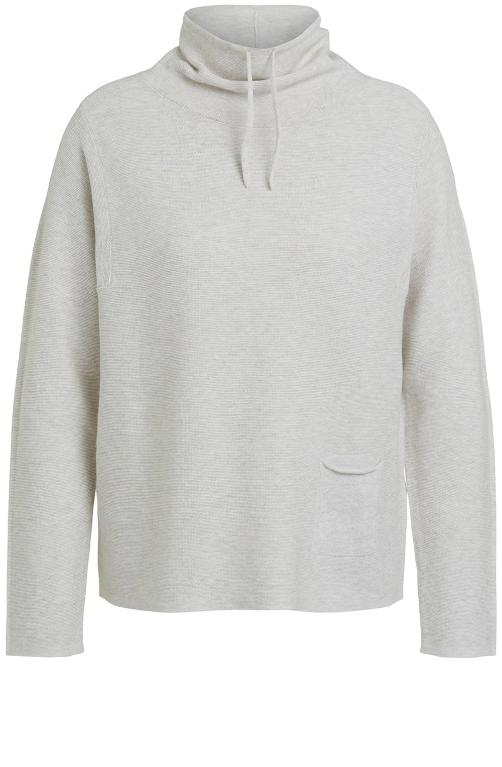 Beige Fine Rib Jumper