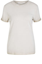 Beige Jersey T Shirt