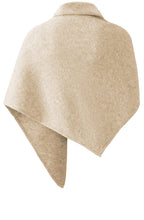 Beige Melange Fine Knit Shawl