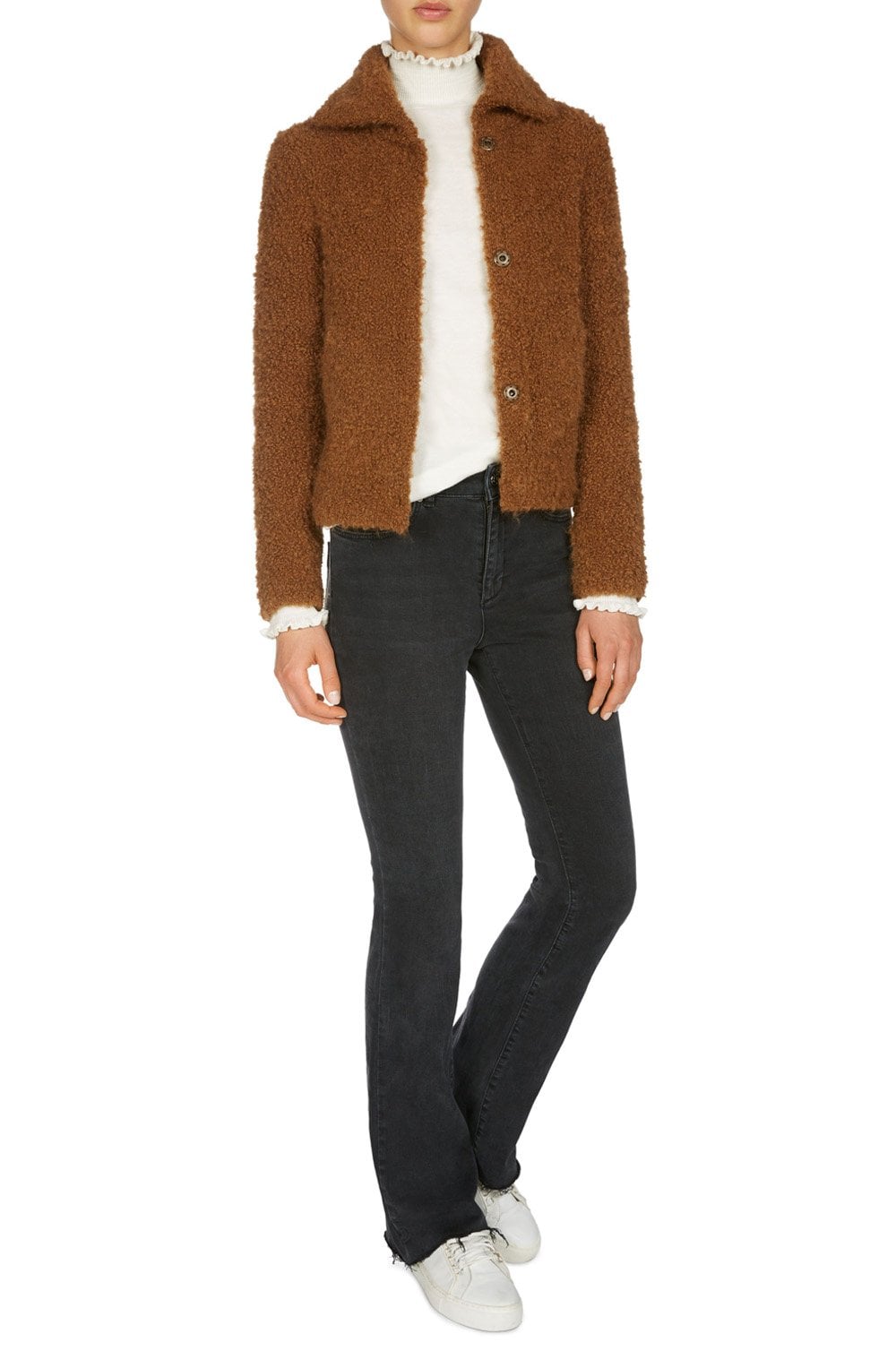 Beige Teddy Cardigan