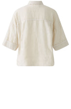 Biscuit Linen Box Blouse