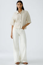 Biscuit Linen Box Blouse