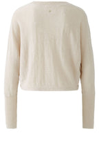Biscuit Linen Cardigan