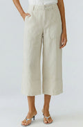 Biscuit Linen Culottes