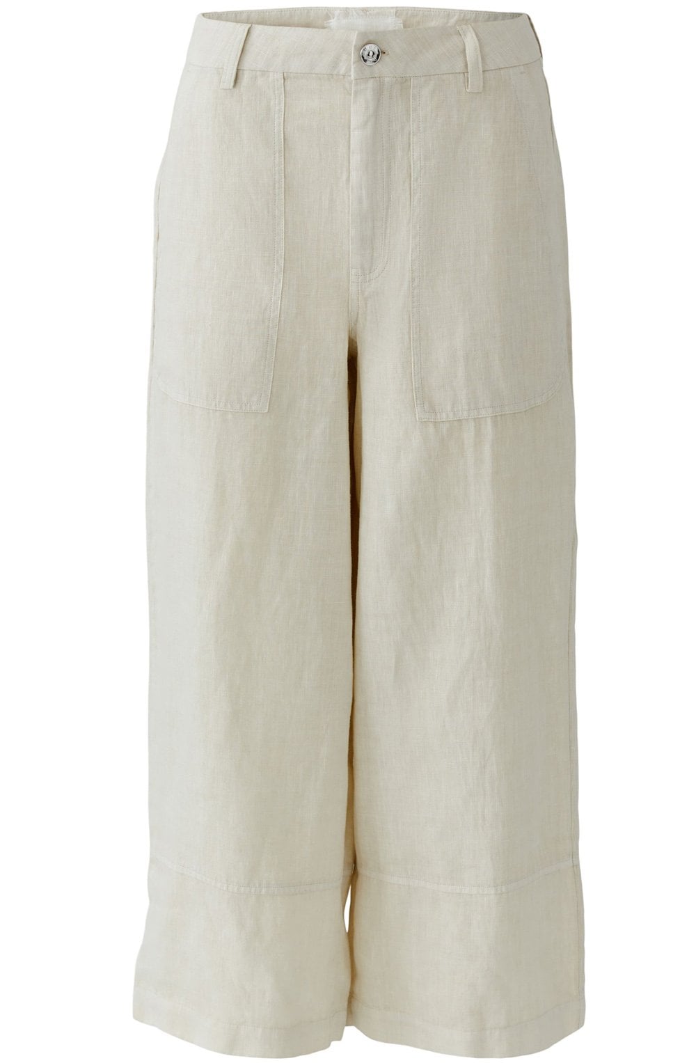 Biscuit Linen Culottes