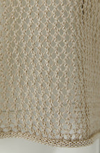 Biscuit Open Weave Pullover
