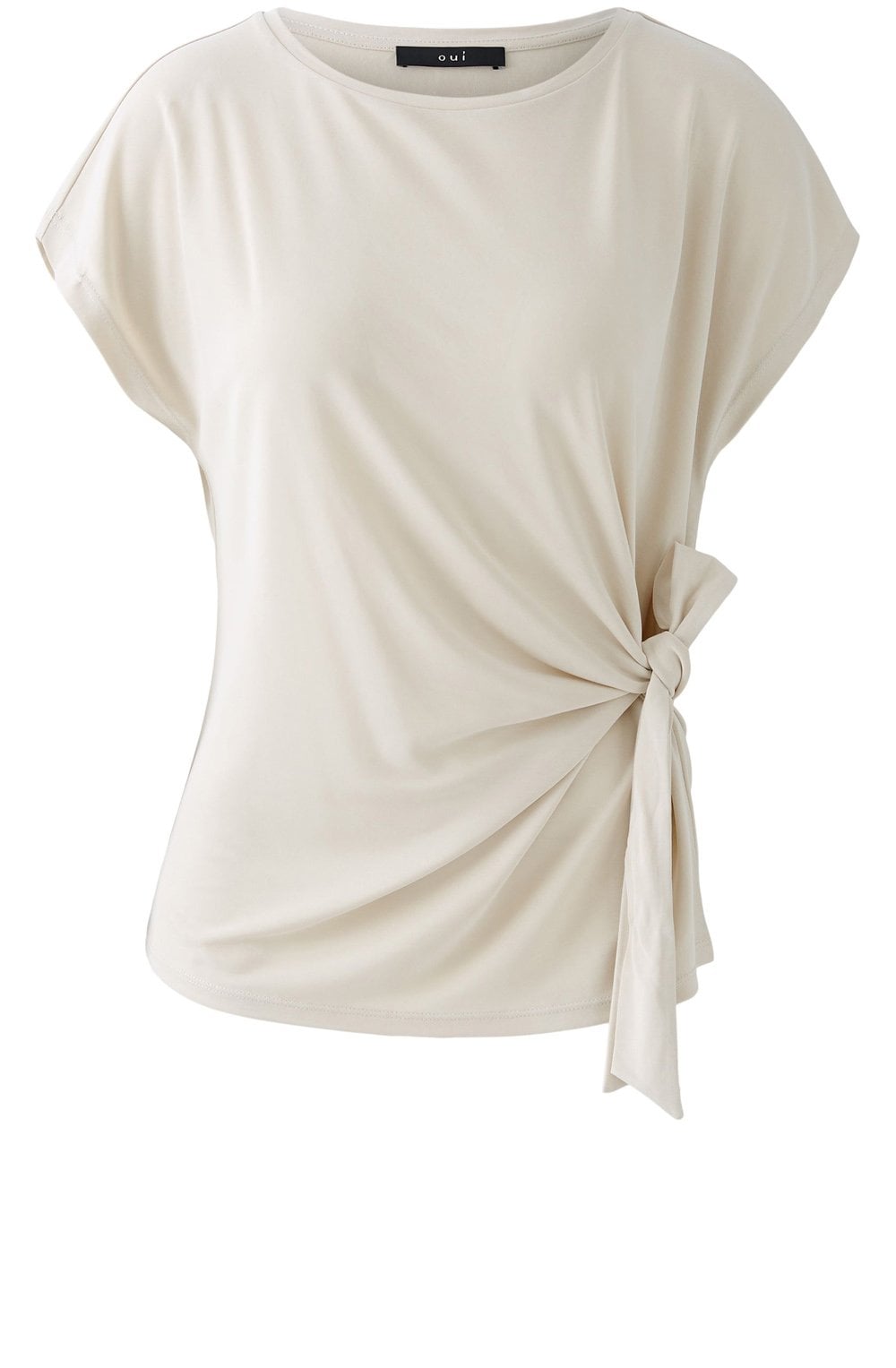 Bisquit Knotted T Shirt