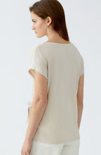 Bisquit Knotted T Shirt