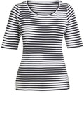 Black and White Stripe Top