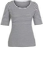 Black and White Stripe Top