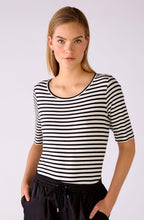 Black and White Stripe Top