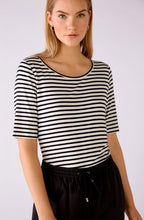 Black and White Stripe Top