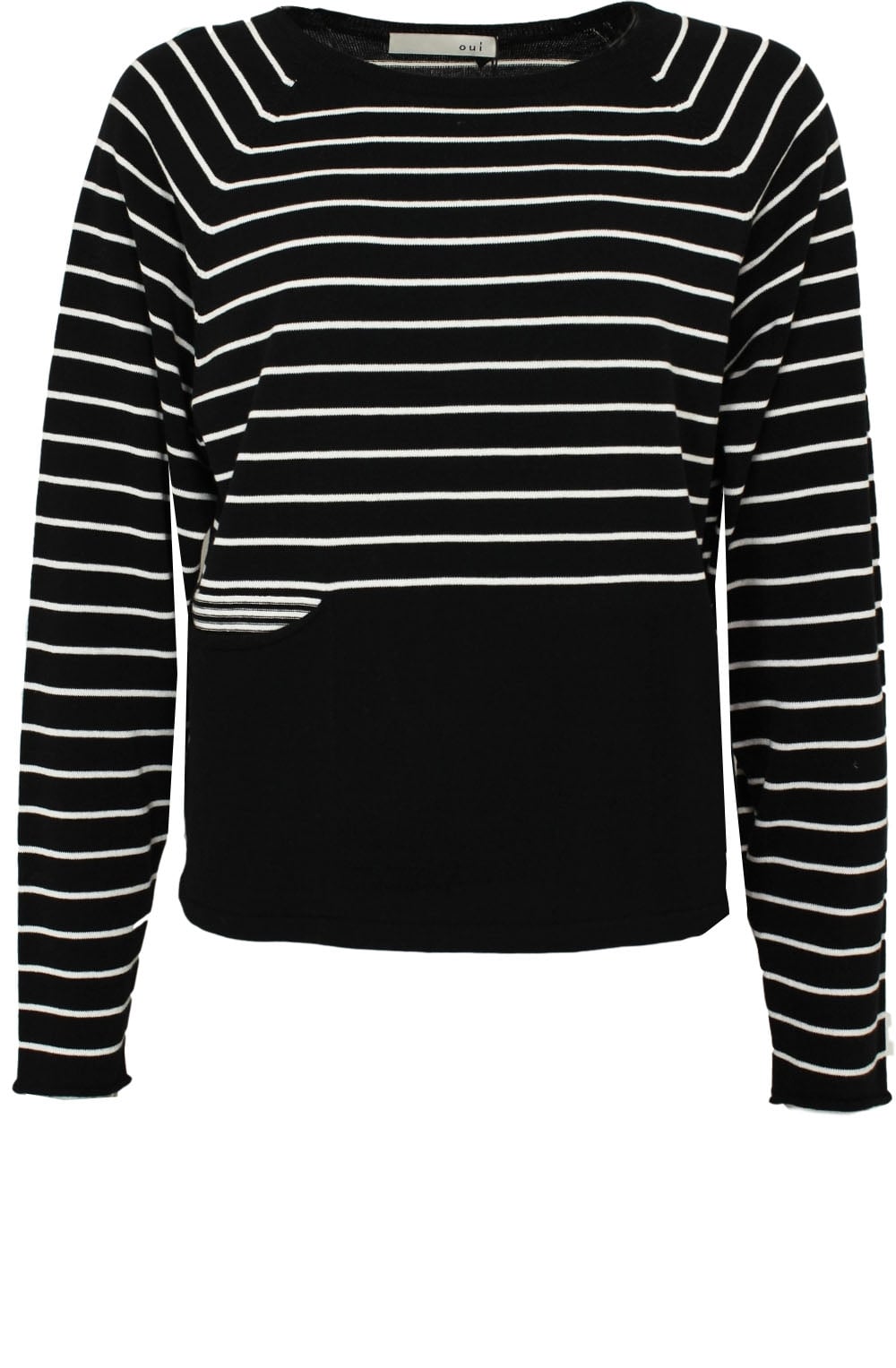 Black and white striped Sweater