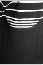 Black and white striped Sweater