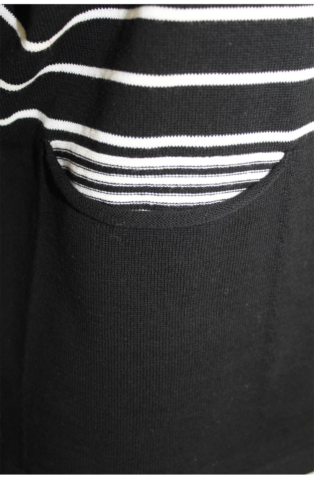 Black and white striped Sweater