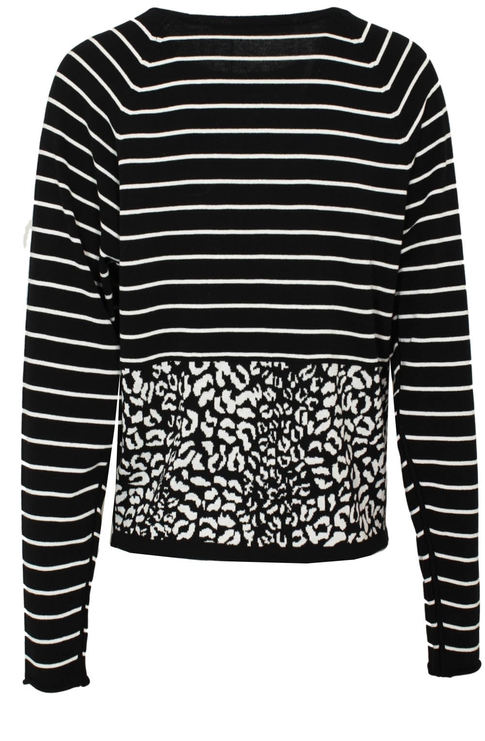 Black and white striped Sweater