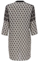 Black and white tribal print tunic