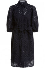 Black Anglais Effect Dress