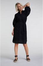 Black Anglais Effect Dress