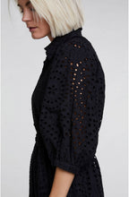 Black Anglais Effect Dress