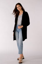 Black Boiled Wool Coat