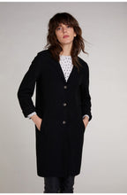 Black Boiled Wool Jacket