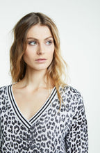 Black Brown Animal Print Jumper
